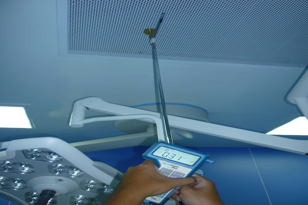 Clean Room Air Flow Test